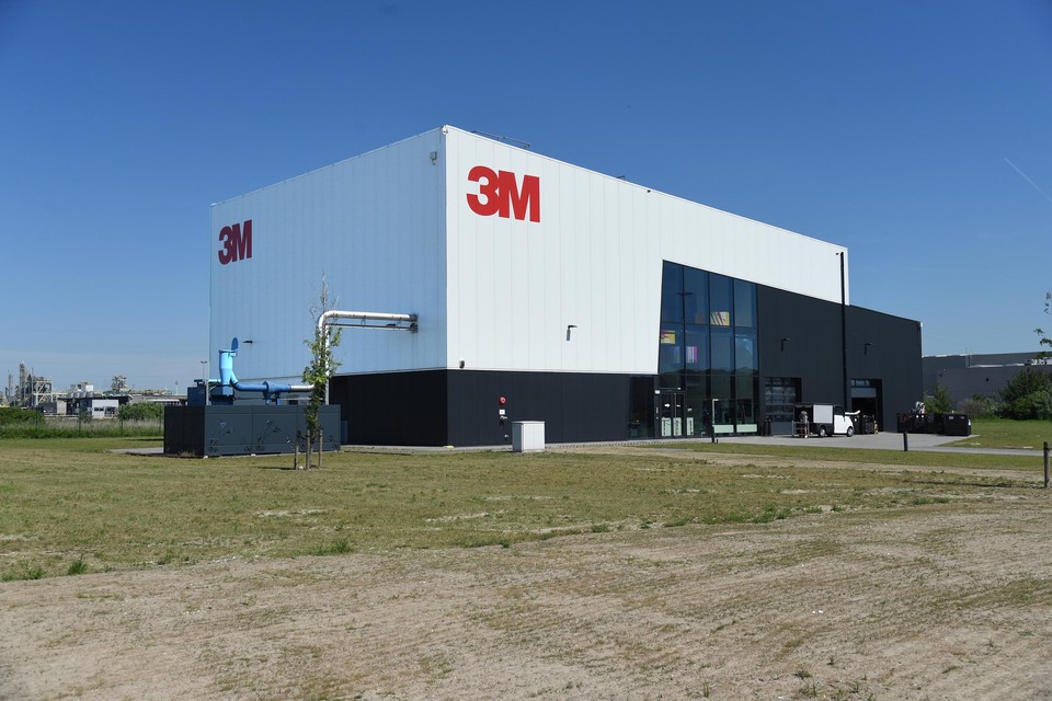 De 3M-fabriek in Zwijndrecht.