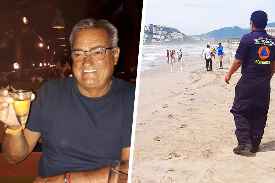Jeff Bynens liet het leven op het strand van Ixtapa in Mexico. Hij werd gebeten door “een wild dier”.