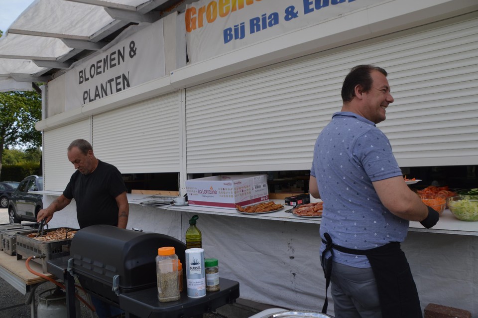 Moederdagbarbecue.