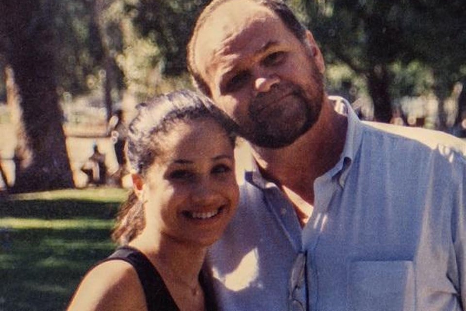 Thomas Markle Jr. met zijn ondertussen wereldberoemde halfzus Meghan.