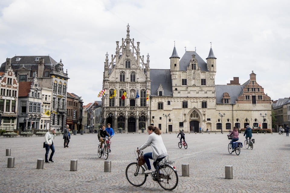 Het stadhuis in Mechelen.