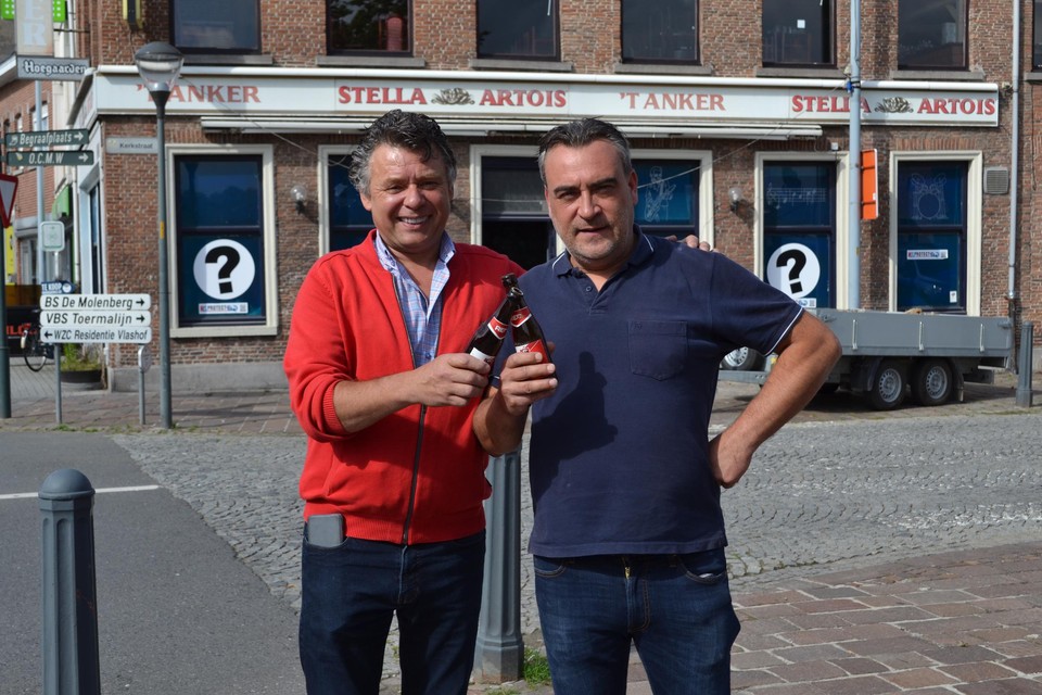 Herman en Wim klinken op Het Anker.