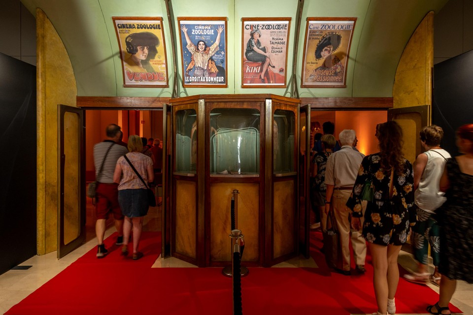 Om vlak na de Eerste Wereldoorlog een faillissement af te wenden, werd de feestzaal ingericht als bioscoop. Van 1915 tot 1936 zorgde Ciné Zoologie voor extra inkomsten. 