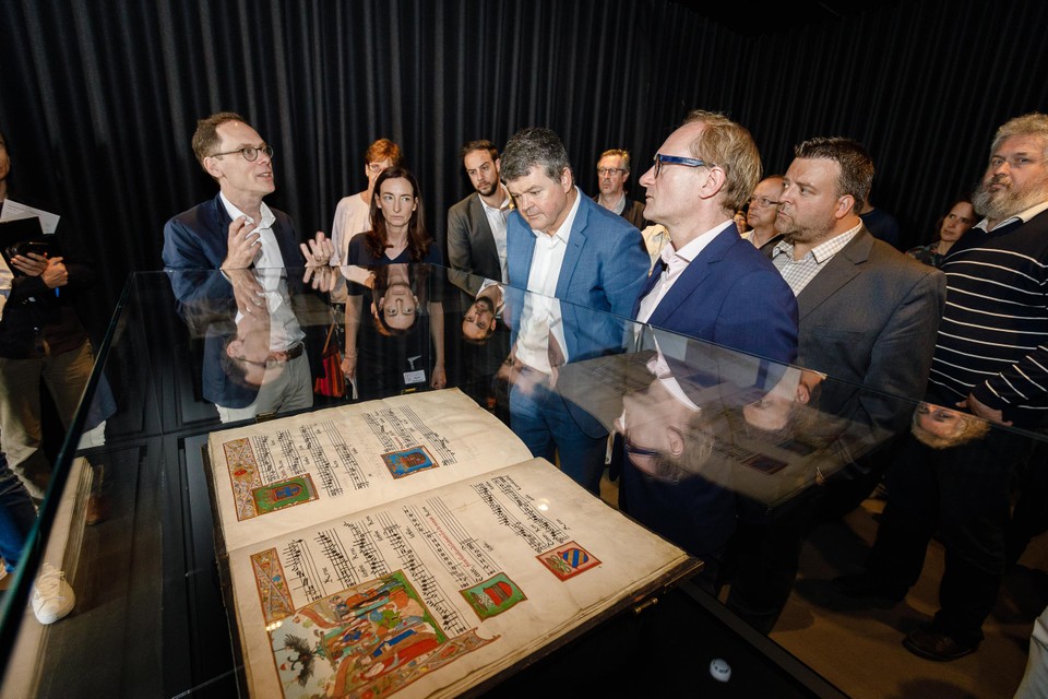 Het Koorboek van Margareta van Oostenrijk behoort tot dé topstukken van het museum.