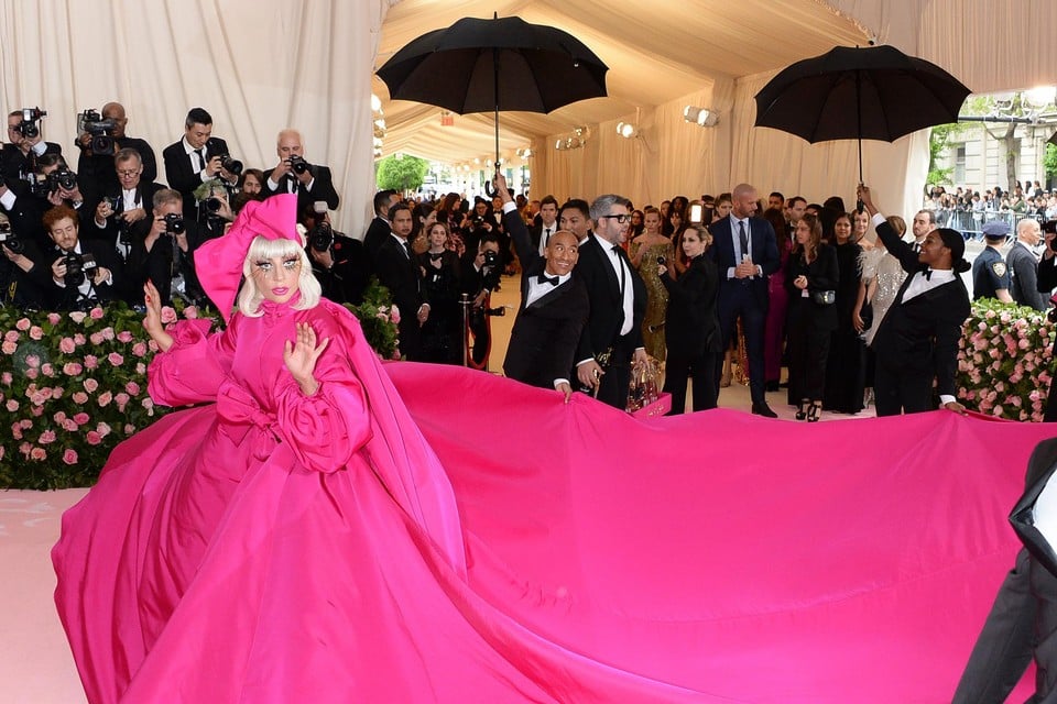 Lady Gaga op het Met Gala in 2019