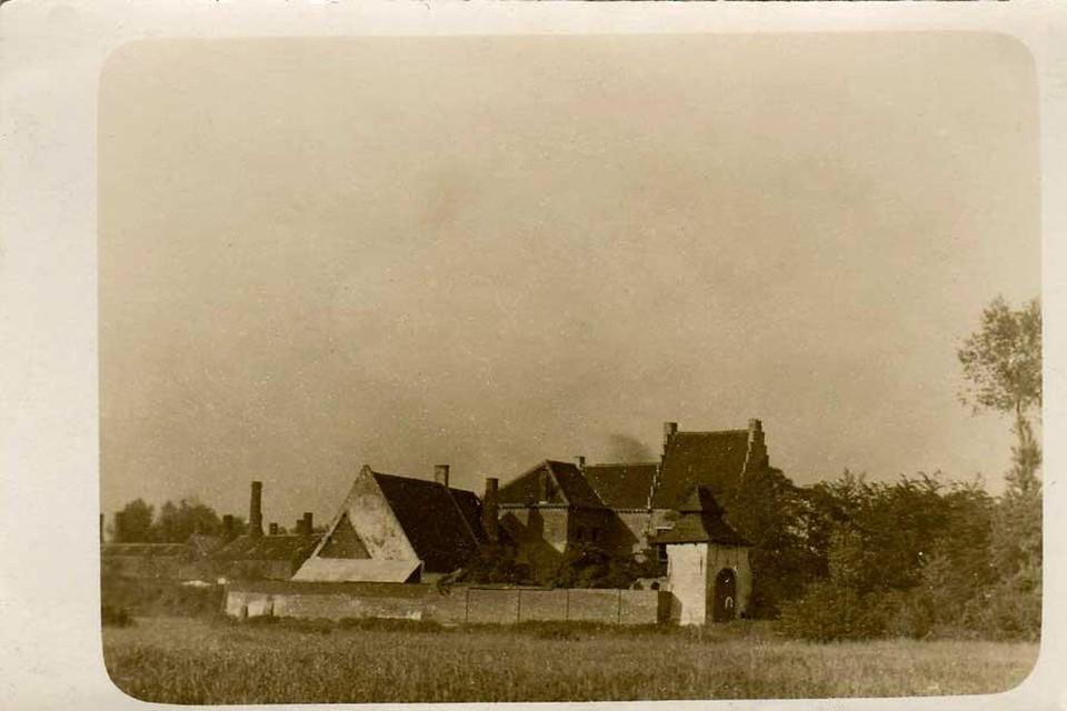 Kasteel Scherpenstein rond 1930.