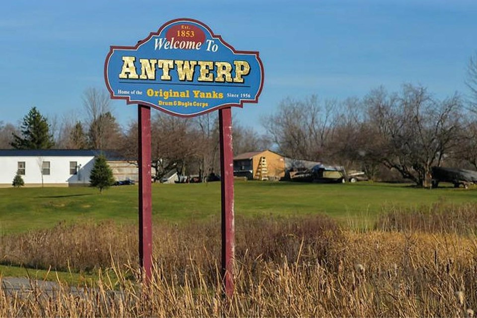 Antwerp, een dorpje in het noordwesten van Ohio met slechts 1683 inwoners. 