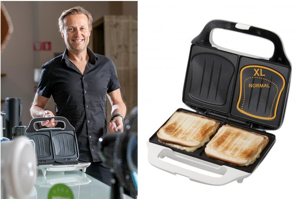 CEO Wim De Voeght maakt met Domo onder meer de Croque XL. “Dankzij de extra grote bakplaten passen ook Belgische boterhammen.”