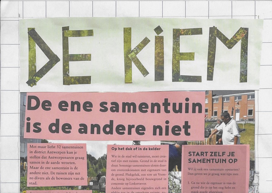 De Kiem, een initiatief van verschillende Antwerpse samentuinen. 