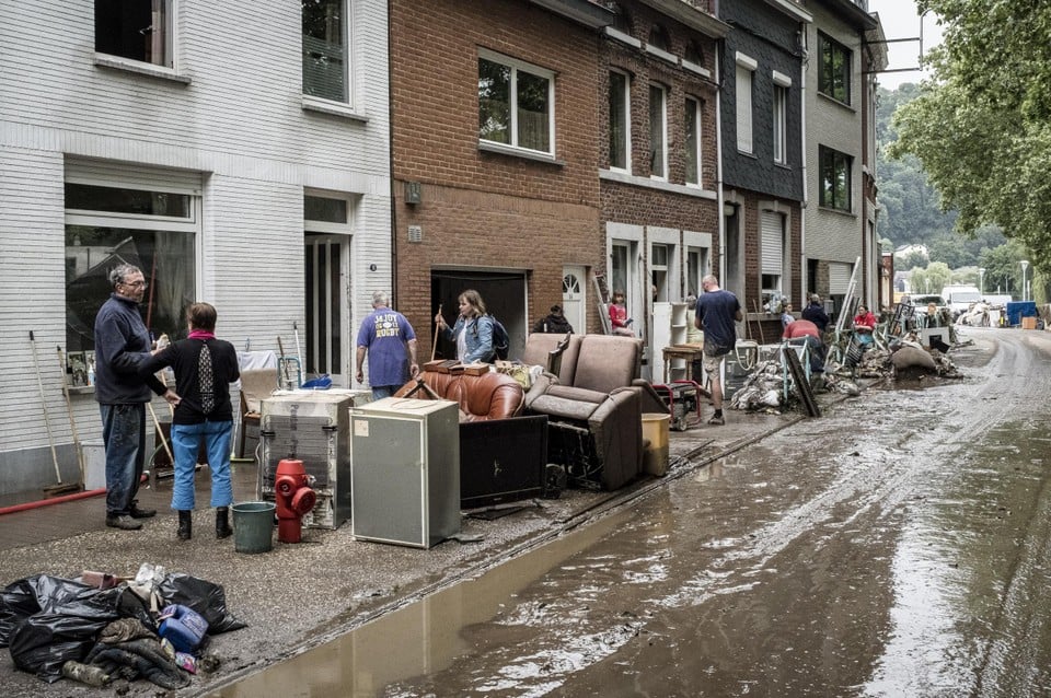 Chênée na de zondvloed.