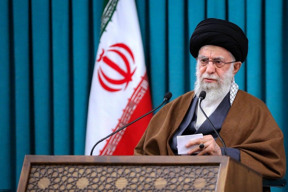 De Iraanse leider Ayatollah Ali Khamenei.