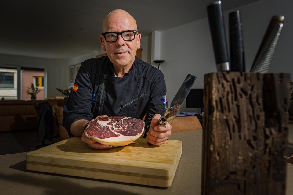Iwan Deschoemaker met zijn Bellota.