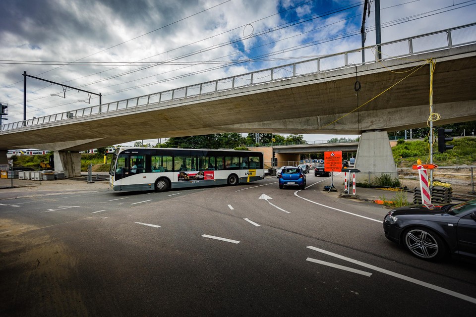 Tussen de Coloma- en de Jubellaan kan je wel nog van en naar Hofstade rijden.