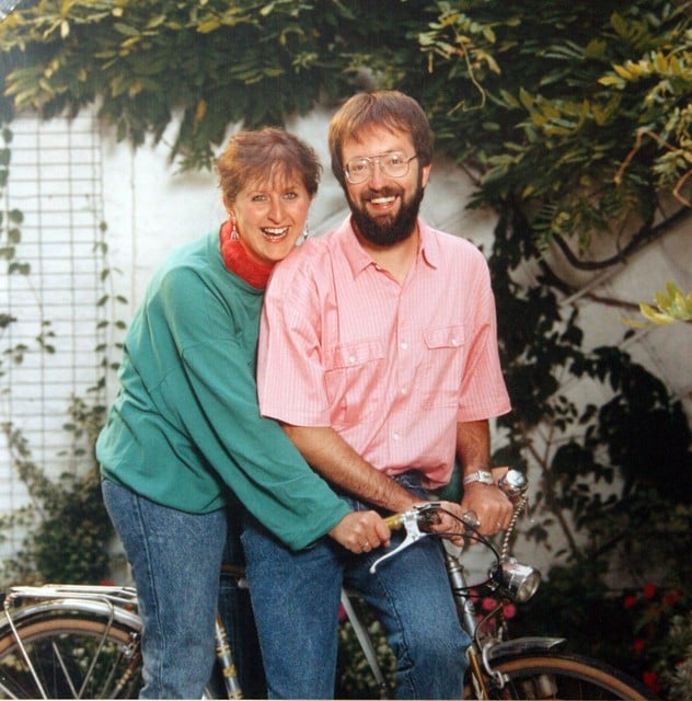 Een foto van het koppel in 1988.