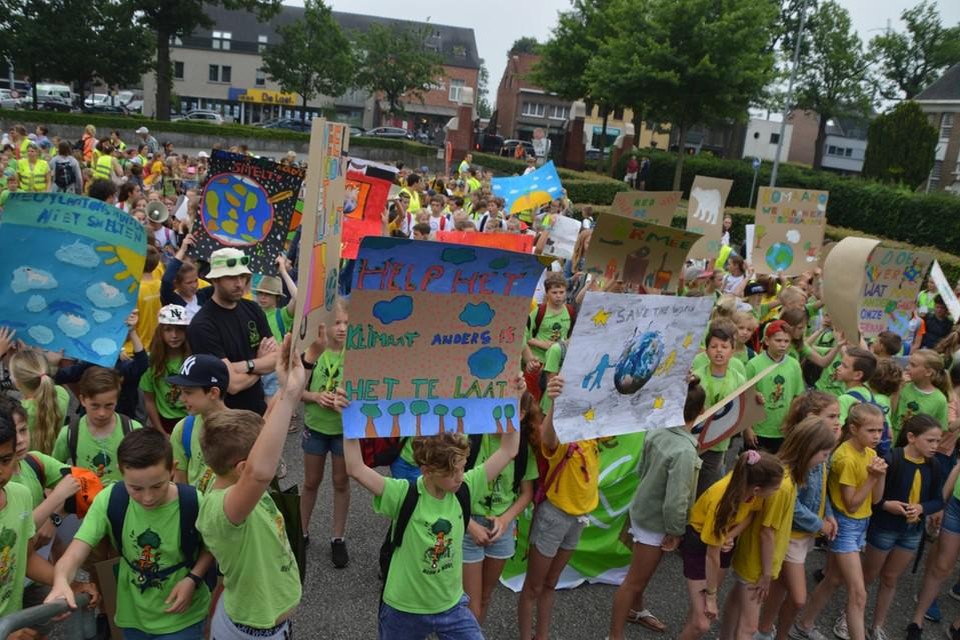 Bijna negenhonderd kinderen liepen in 2019 mee in de Zoerselse klimaatmars.