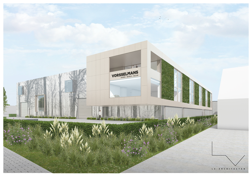 LV architecten ontwierp de nieuwe aanbouw van Vorsselmans in Loenhout.