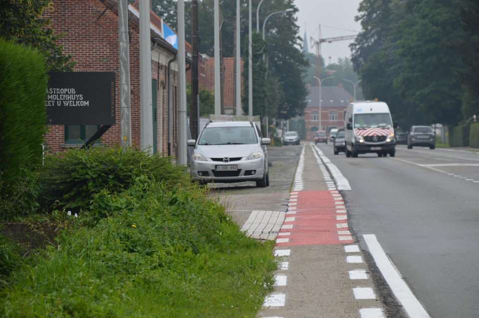 Het strookje aan het Molenhuys.