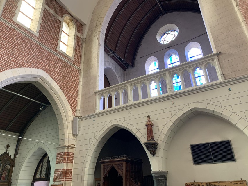 De kerk biedt heel wat mogelijkheden bij de herinrichting.