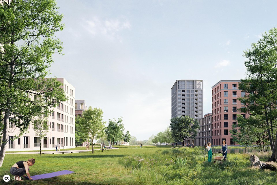 Centraal in Ragheno wordt een park van elf hectare aangelegd.
