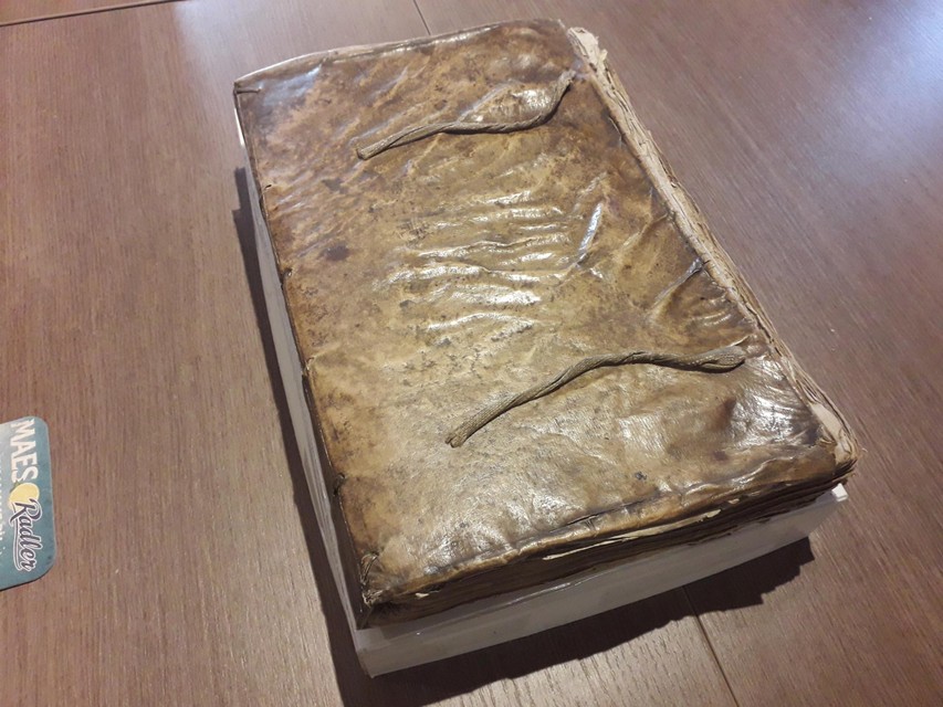 Het oudste gildeboek uit 1609. 