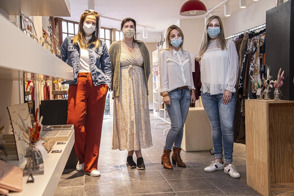 Hanne, Sarah, Kimberly en Annelies.
