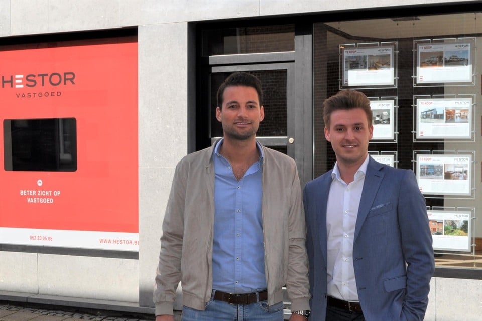Mathieu Michiels en Torchyto Beerens zijn in primeur gestart met een mobiele app om de waarde van vastgoed te bepalen. 