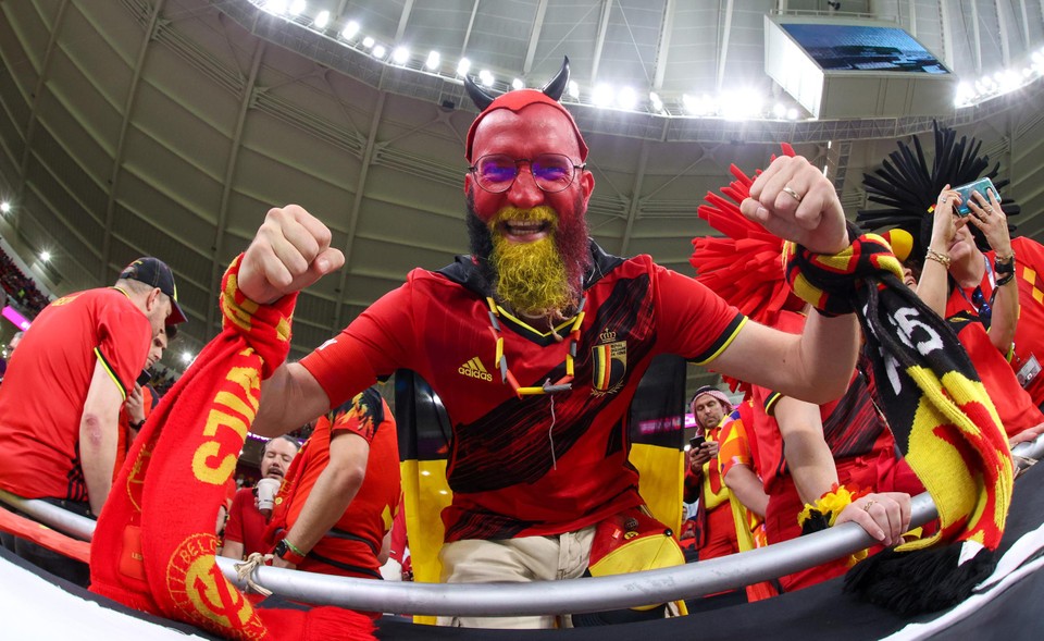Aan de Belgische fans lag het niet op het voorbije WK in Qatar.