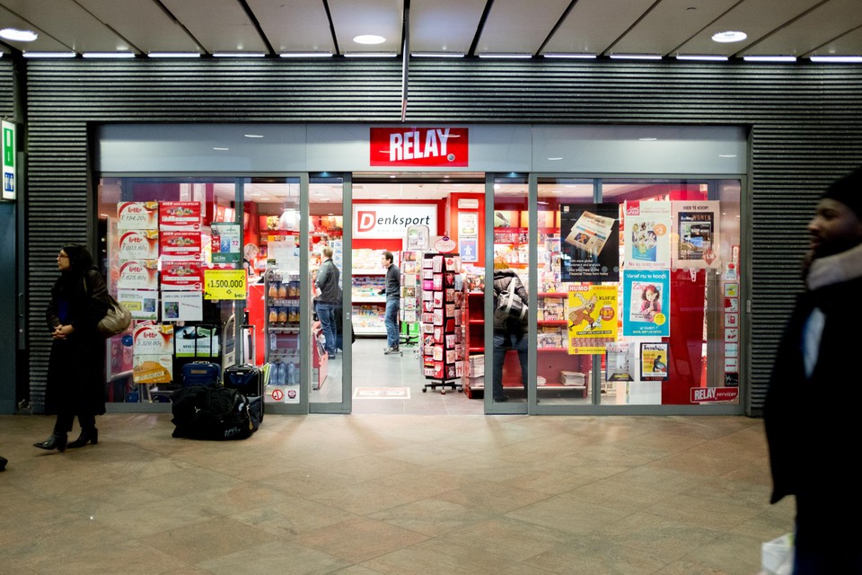 Een Relay-winkel in Antwerpen. 