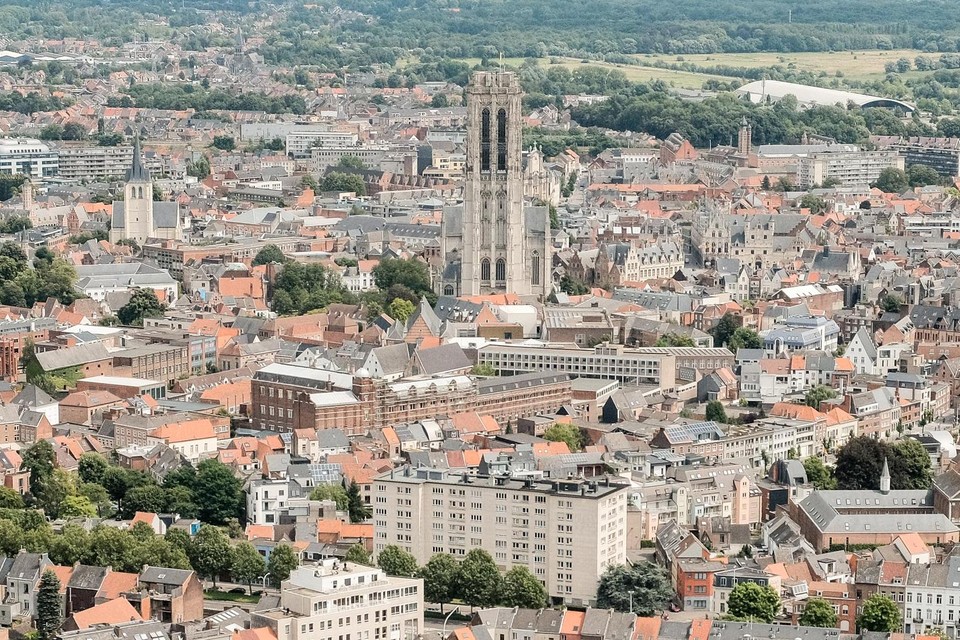 Het centrum van Mechelen.