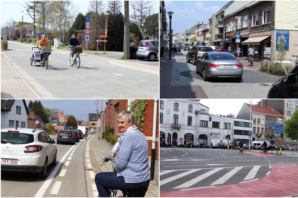 In Bonheiden (links bovenaan), Willebroek en Hombeek is er haast niets gewijzigd de voorbije drie jaar. In Mechelen (rechtsonder) en in Heist-op-den-Berg zijn er wel duidelijke inspanningen gedaan.