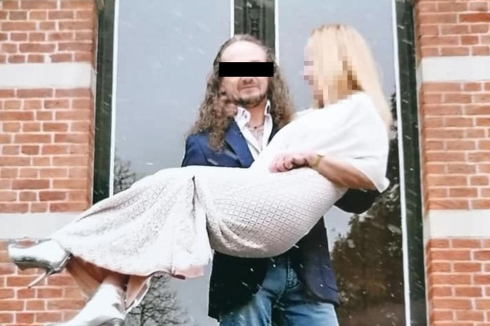 Danny S. met zijn echtgenote Susy Mans uit Nijlen. Hij zou ook haar hebben mishandeld.