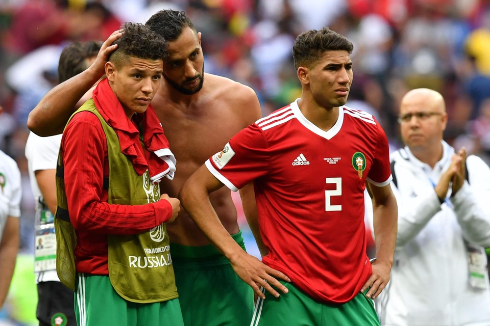 De spelers van de Marokkaanse nationale ploeg zijn gestrand in Conakry.