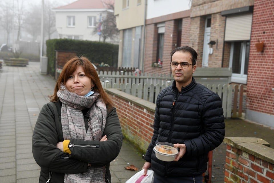 Rosita Leonardo (40) en haar man Brahim Atbir (38).  