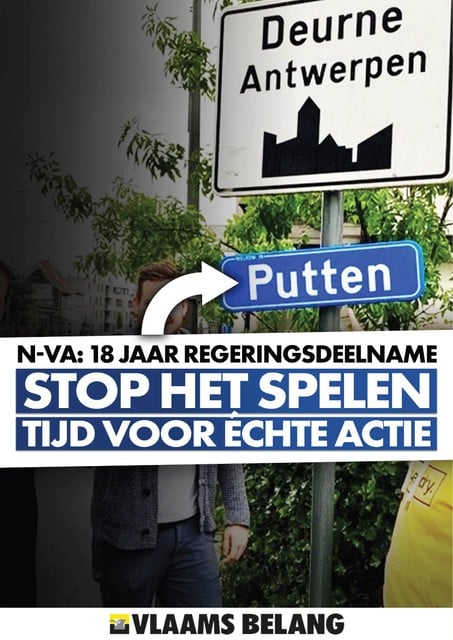 Vlaams Belang Deurne reageert op de actie van N-VA Deurne 