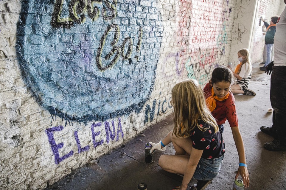 Bij een echt graffitikunstwerk hoort een ‘tag’