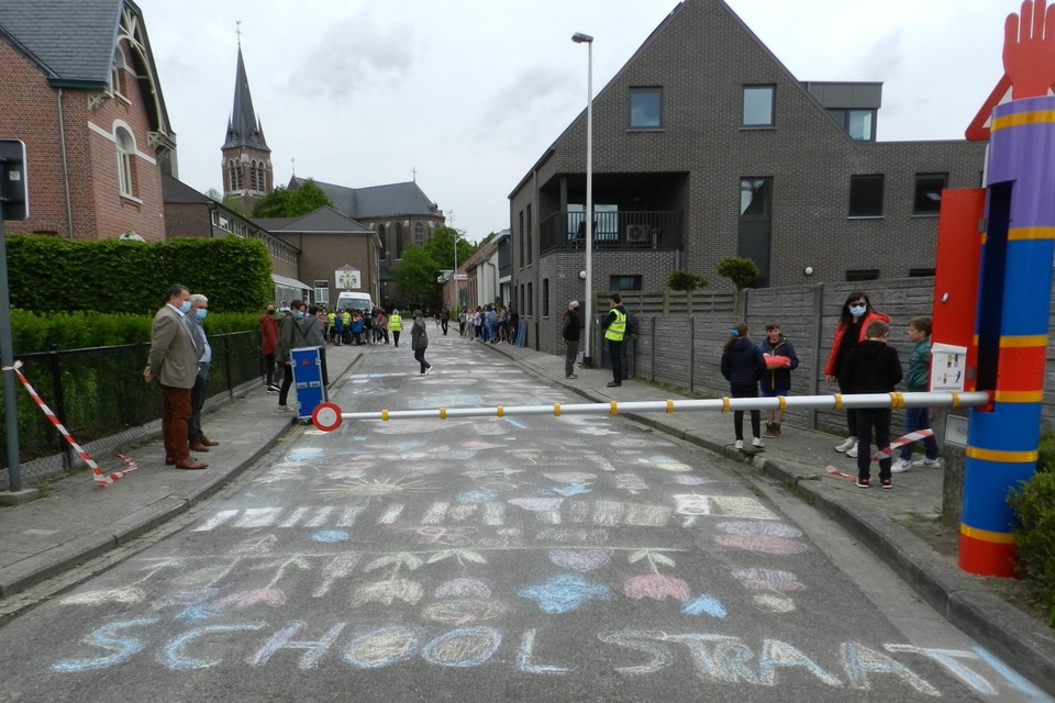 De Kloosterstraat is sinds een half jaar een schoolstraat.