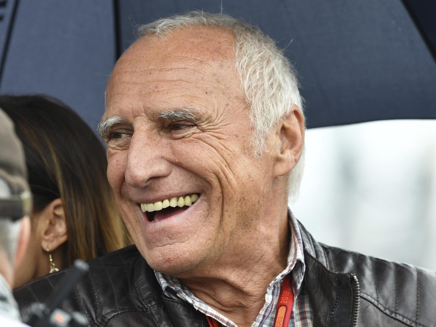 Mateschitz tijdens de GP van Oostenrijk. 