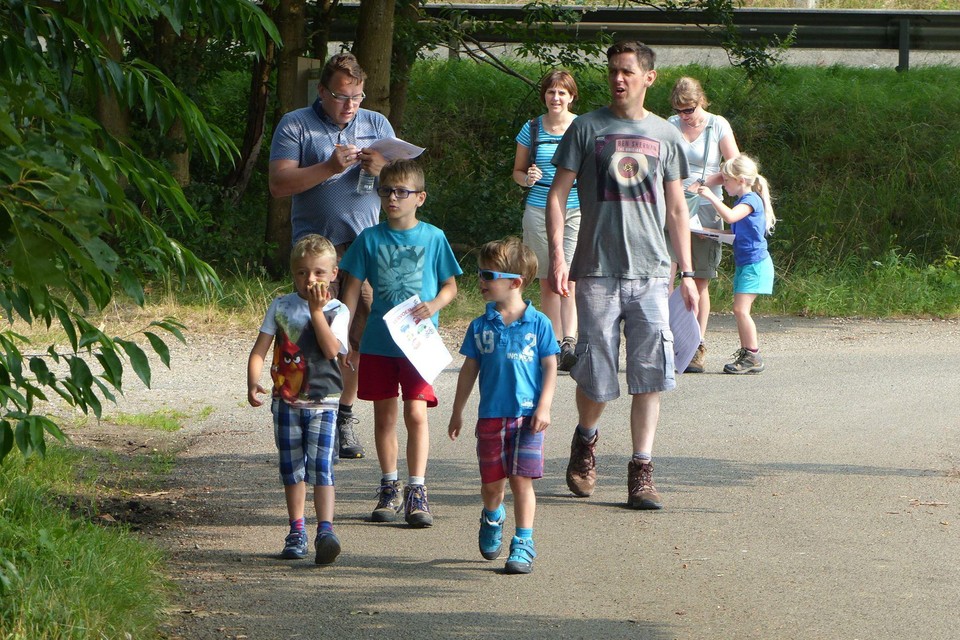 De Stabbelwandelingen zijn ideaal om als gezin met kinderen te doen.