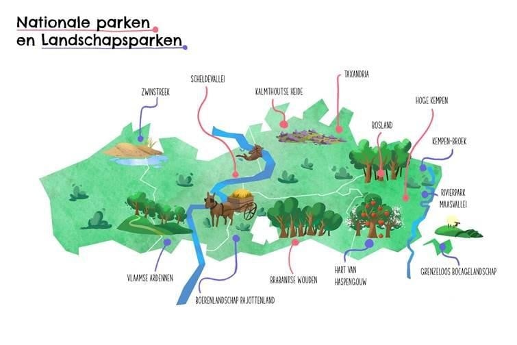 Van de 23 gebieden die naar de titel van Nationaal of Landschapspark dongen, mogen er dertien een masterplan voor de finale beoordeling opmaken. 