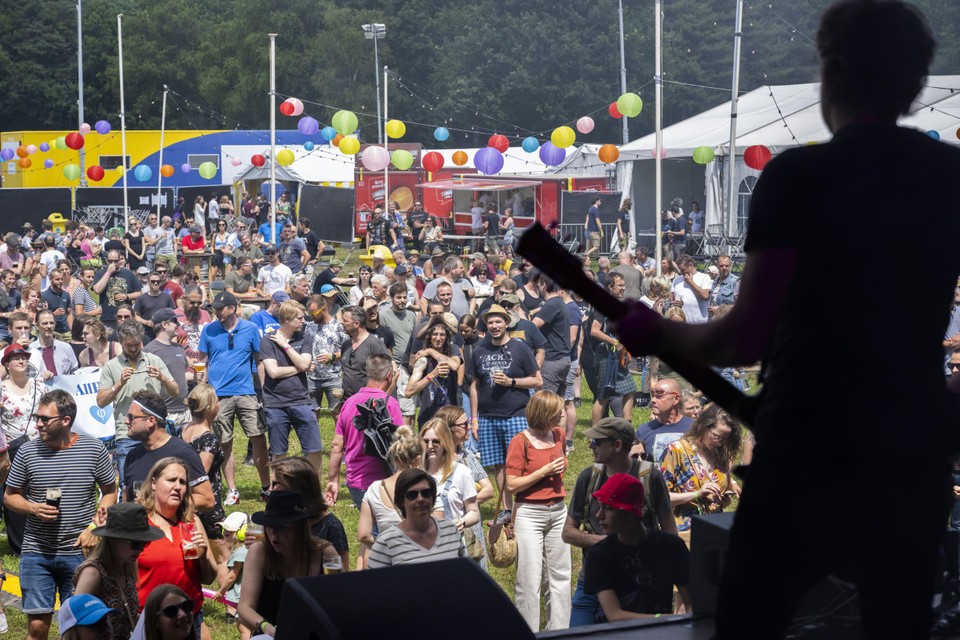 Gezelligheid troef op het nieuwe festivalterrein