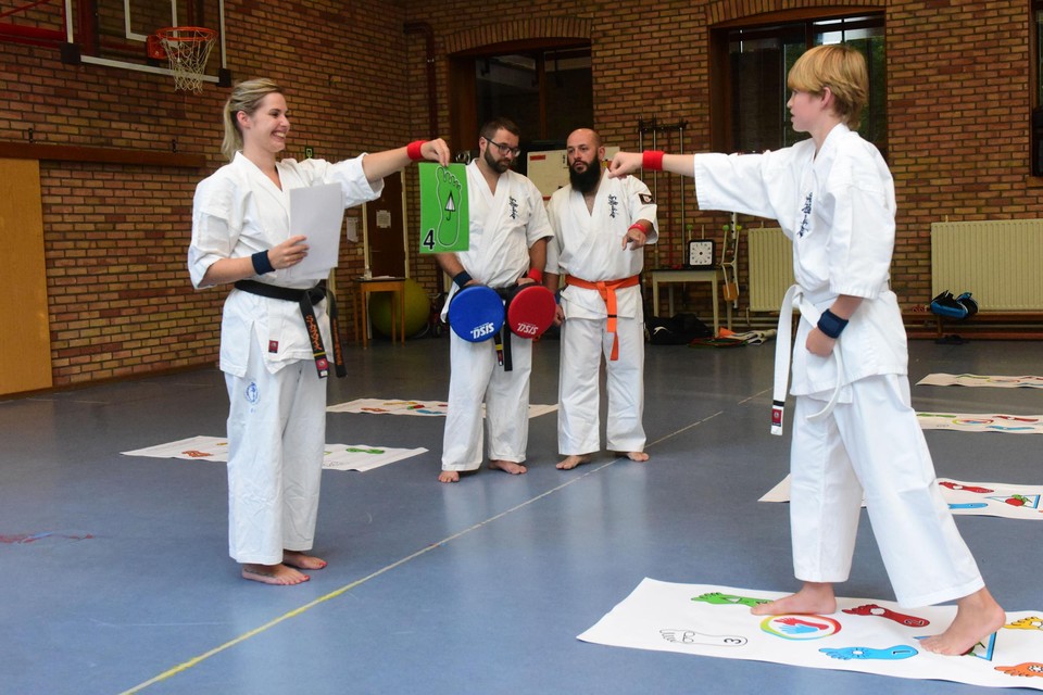 Kelly Schenk in actie tijdens de startdag van G-Kaido.