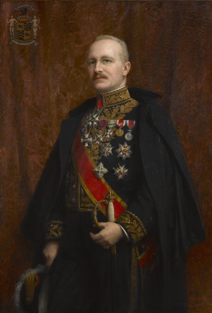 Gouverneur baron Gaston van de Werve de Schilde (1912-1923), geschilderd door Jozef Janssens de Varebeke in 1924.