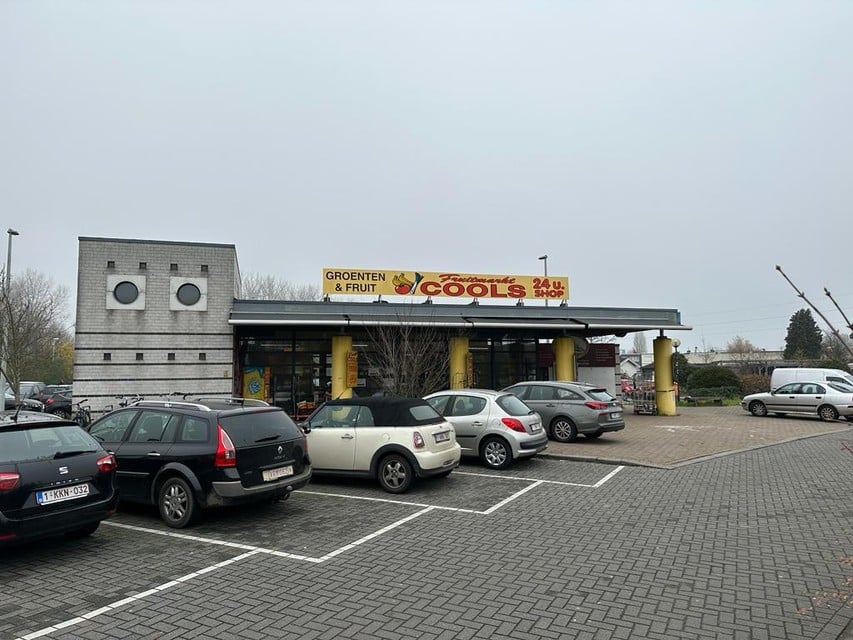 De winkel in Wommelgem. 
