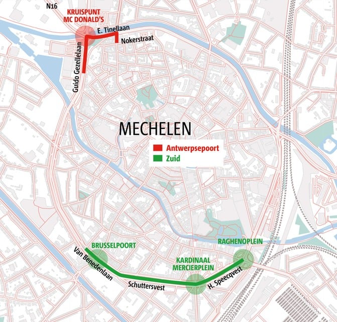 Zowel aan de Antwerpesepoort als op het zuidelijke gedeelte van de vesten staan er vernieuwingen op het programma. 