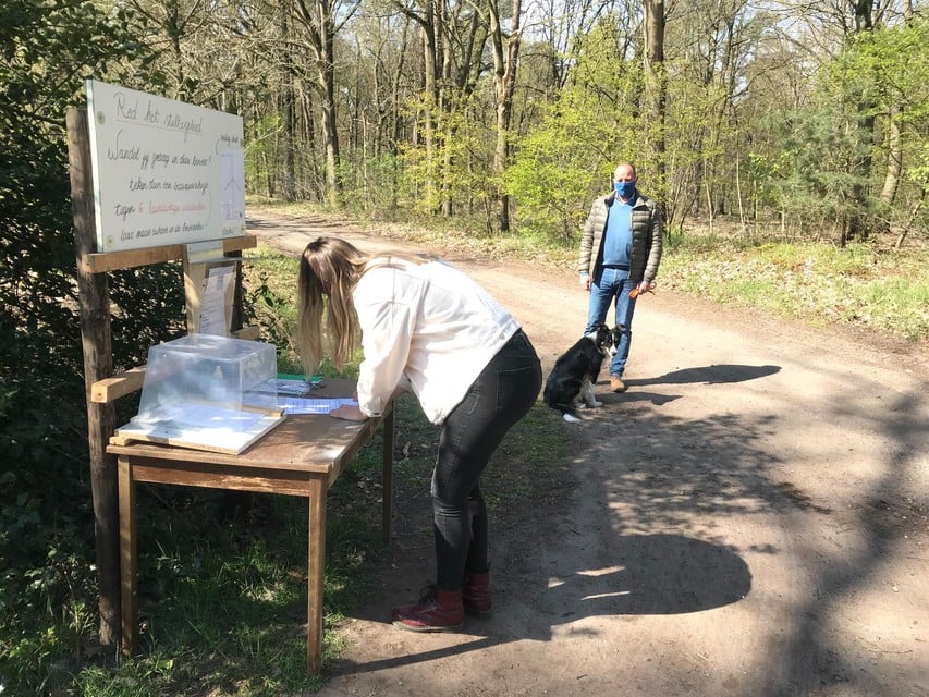 Tijdens het openbaar onderzoek was er al een petitie voor het behoud van het bos.