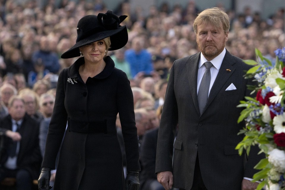 De Nederlandse koning Willem-Alexander en zijn vrouw, koningin Máxima. 