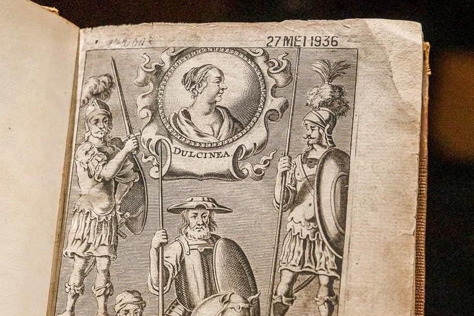 Don Quichote in het Spaans, gedrukt bij Verdussen in Antwerpen in 1672. 