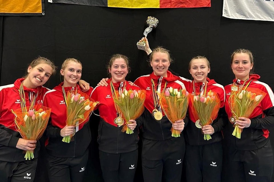 The senior women's team won the Belgian championship.