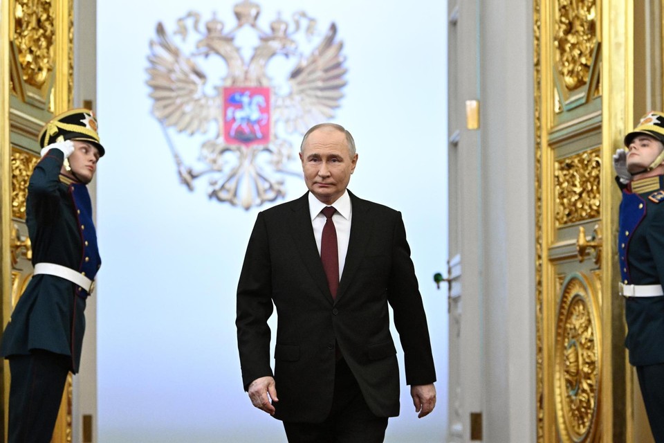 Er kan opnieuw een voorzichtig lachje af bij de Russische president