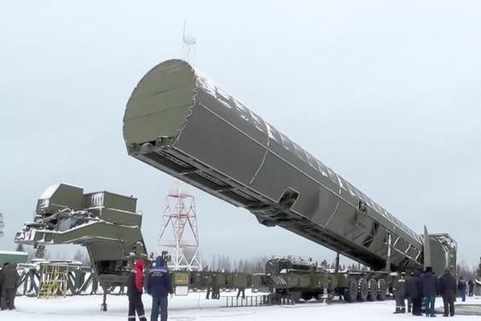 Rusland pakte op 1 maart 2018 uit met zijn nieuwe, intercontintentale Sarmat-raket.  